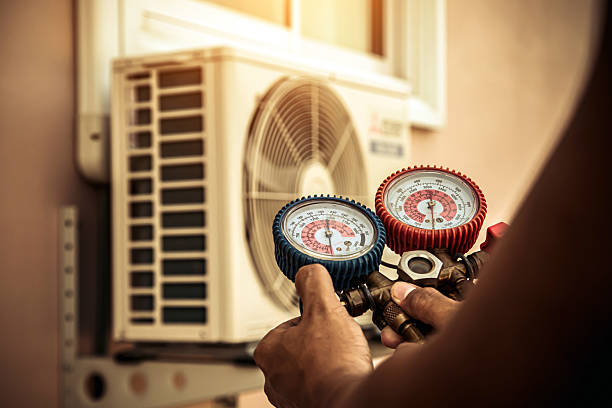 Professional Hvac Installation technician working in Malden, MA
